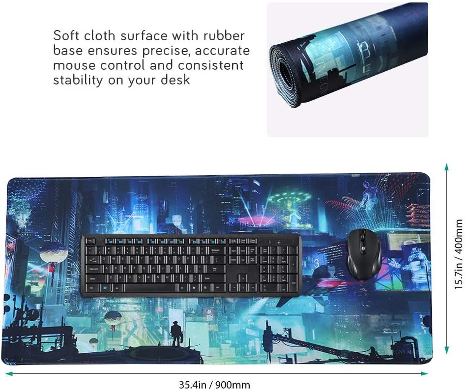 Urban Punk Oversized Mouse Pad