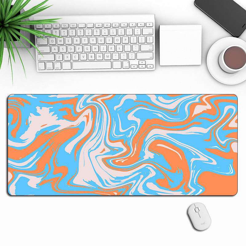 Anti-Slip Abstract Liquid Gaming Extra Long Mouse Pad