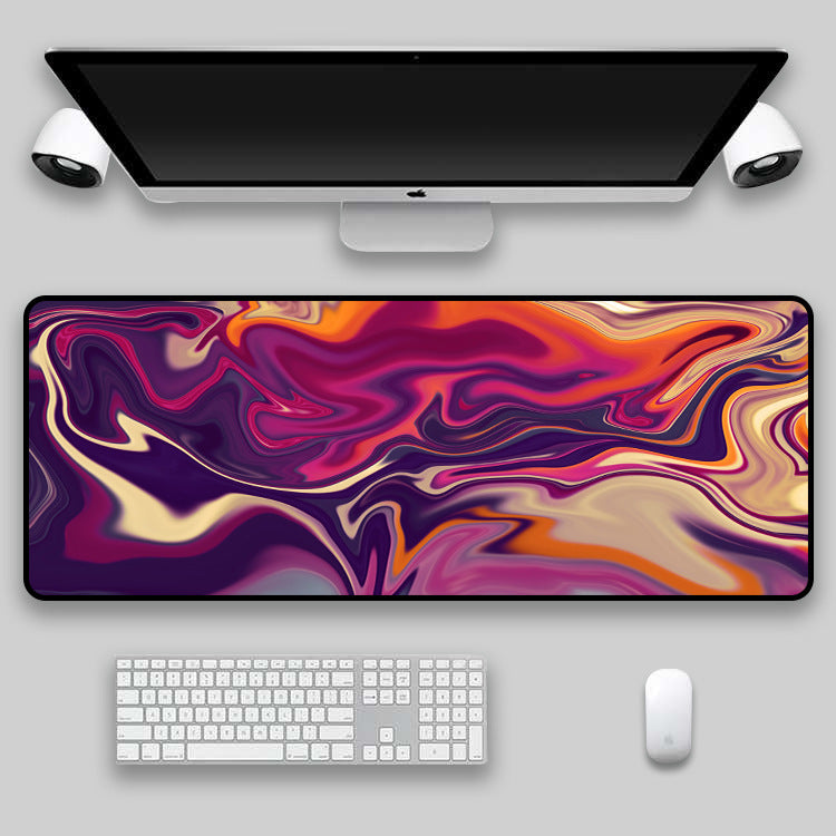 Abstract Extra Long Mouse Pad