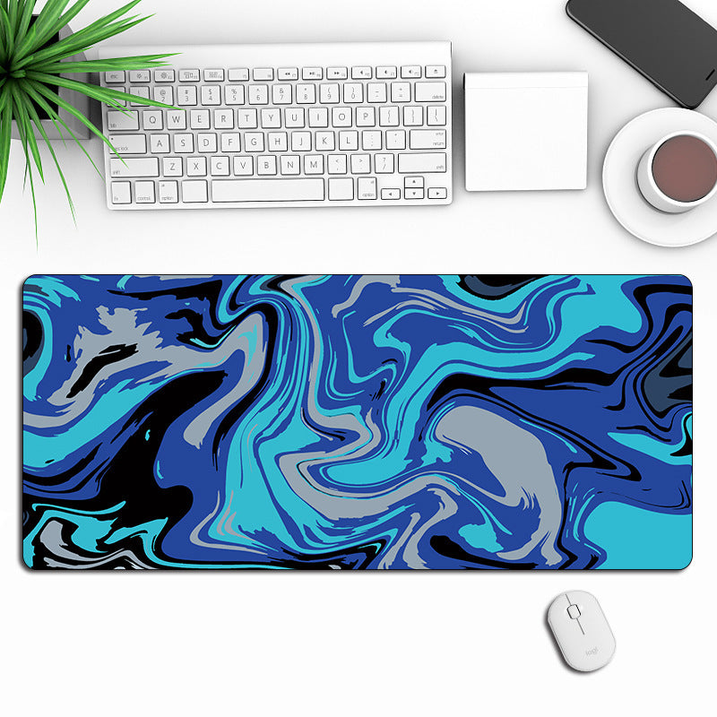 Anti-Slip Abstract Liquid Gaming Extra Long Mouse Pad
