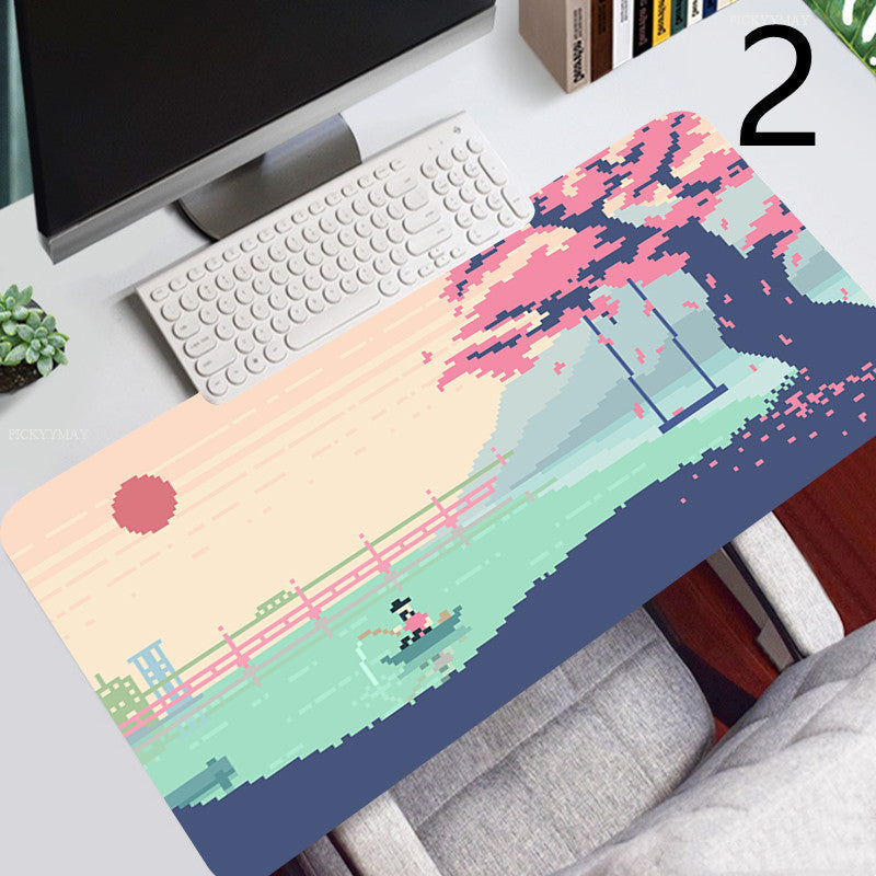 Pixel Extra Long Mouse Pad - Various Art Styles and Designs