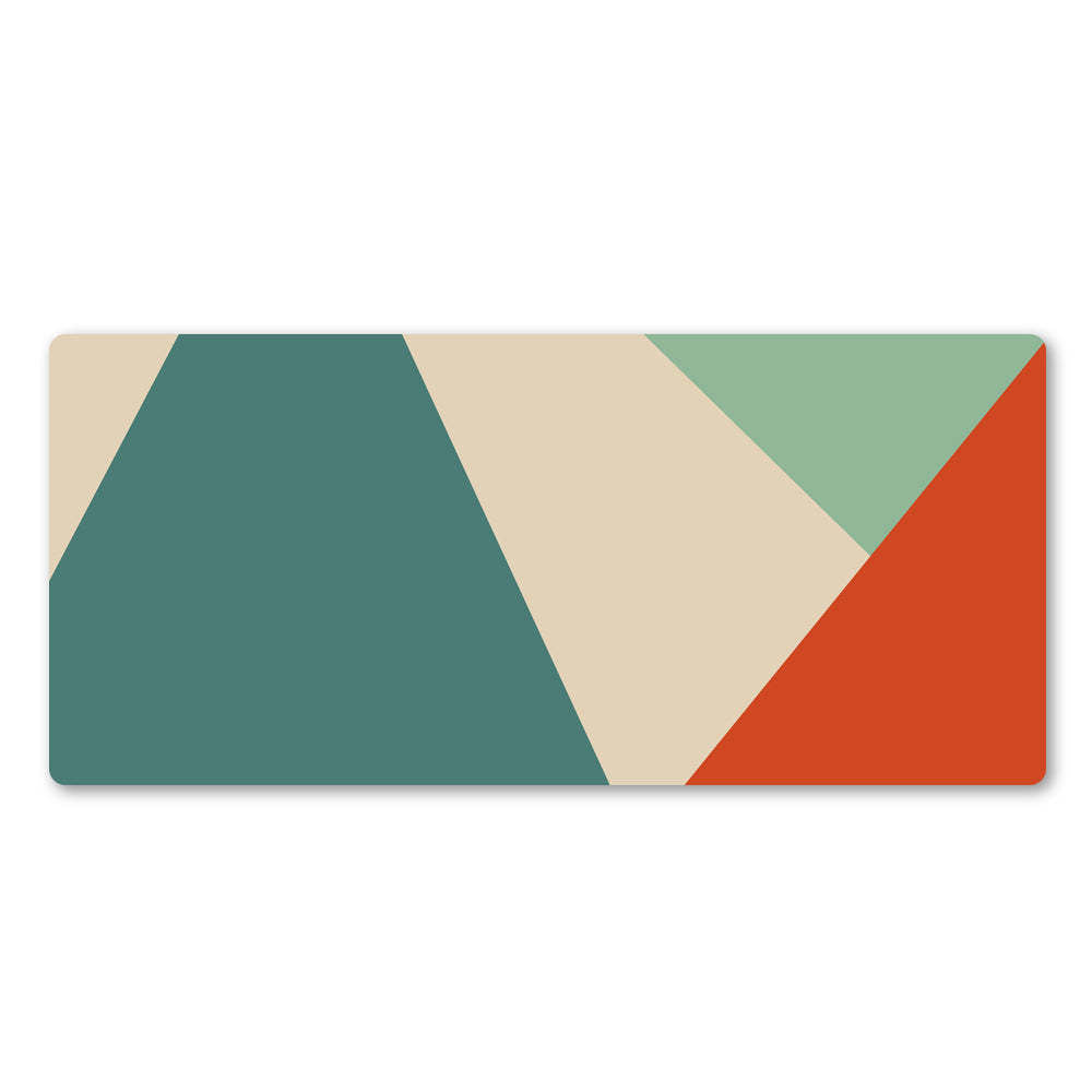 Geometric Pattern Extra Long Mouse Pad