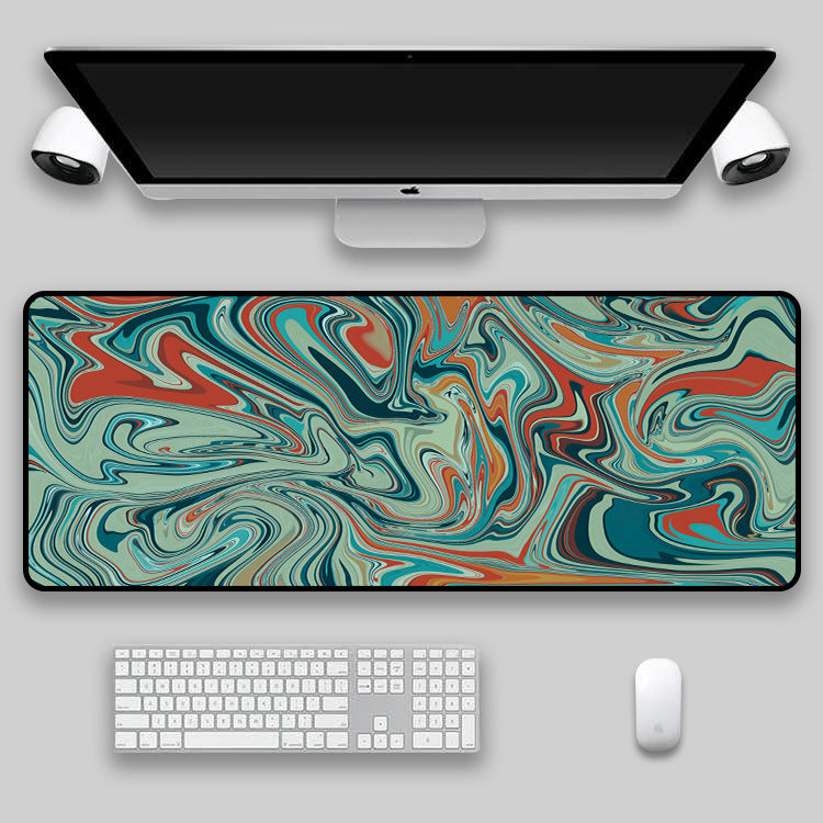 Abstract Extra Long Mouse Pad
