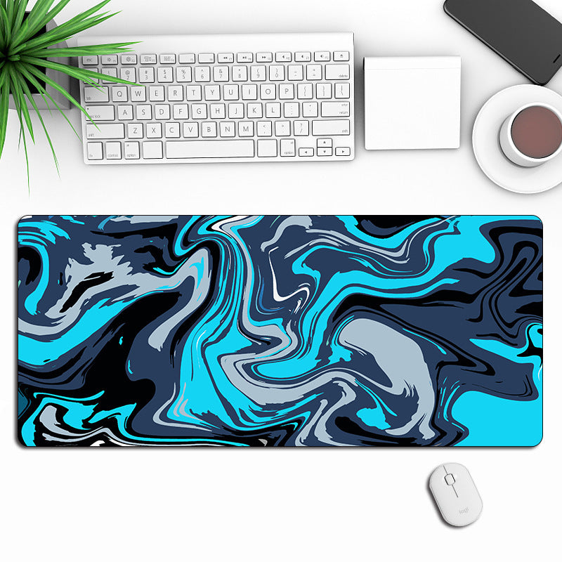 Anti-Slip Abstract Liquid Gaming Extra Long Mouse Pad