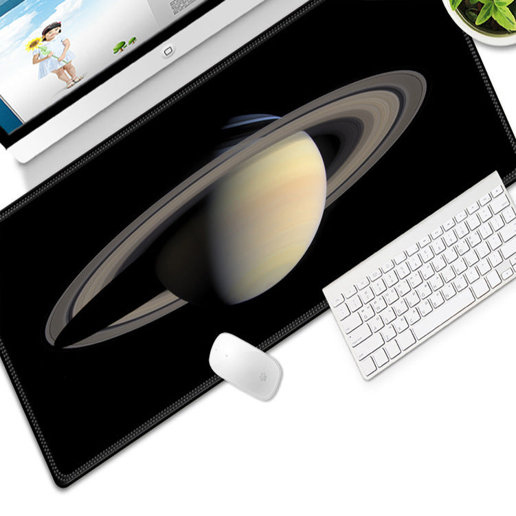 Planet Extra Long Space Mouse Pad