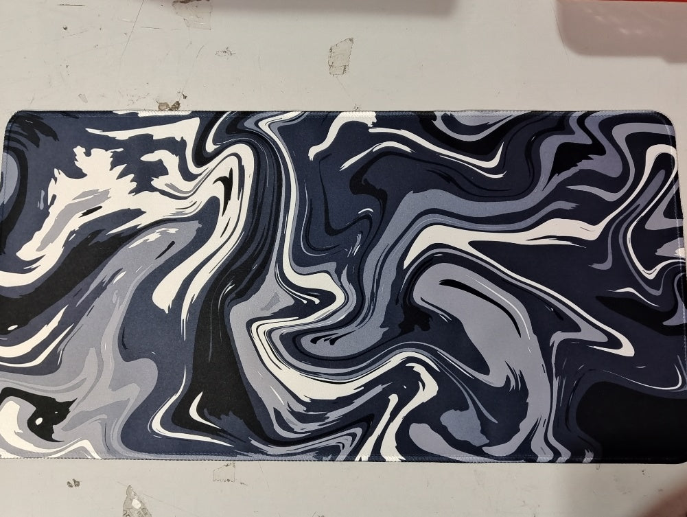 Anti-Slip Abstract Liquid Gaming Extra Long Mouse Pad