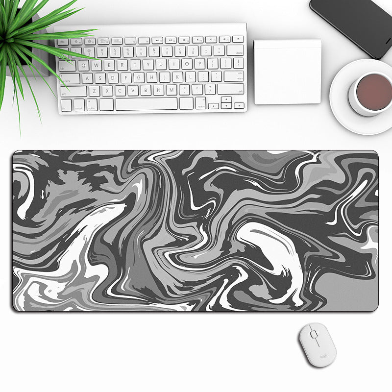 Anti-Slip Abstract Liquid Gaming Extra Long Mouse Pad