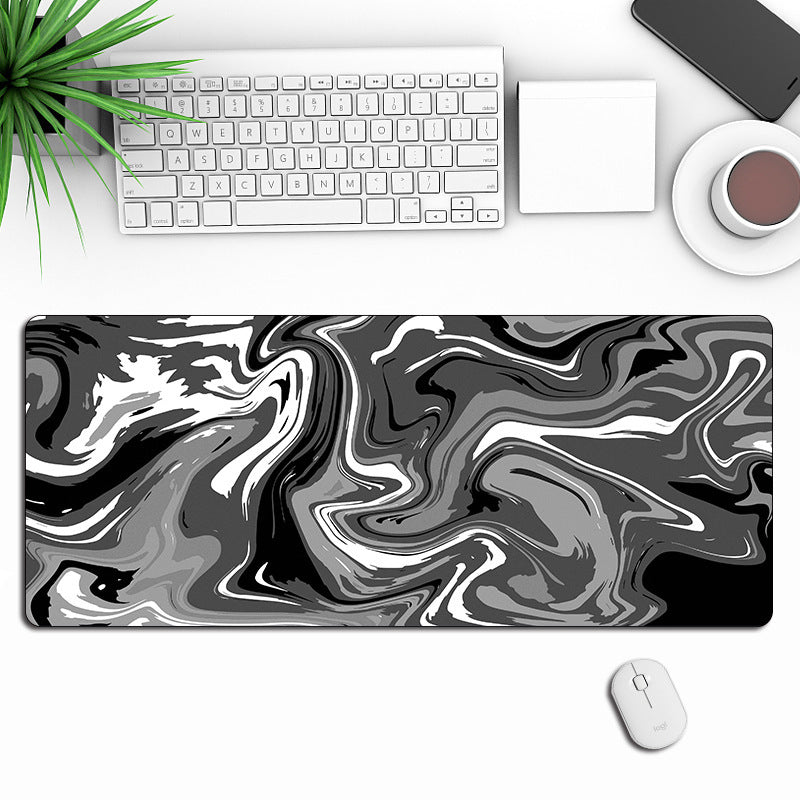 Anti-Slip Abstract Liquid Gaming Extra Long Mouse Pad