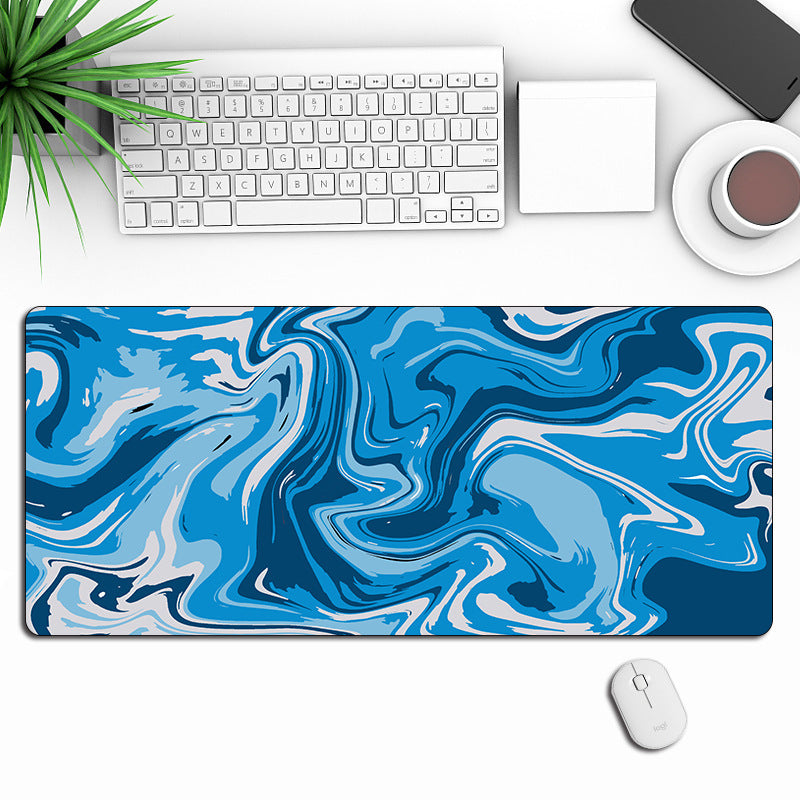 Anti-Slip Abstract Liquid Gaming Extra Long Mouse Pad