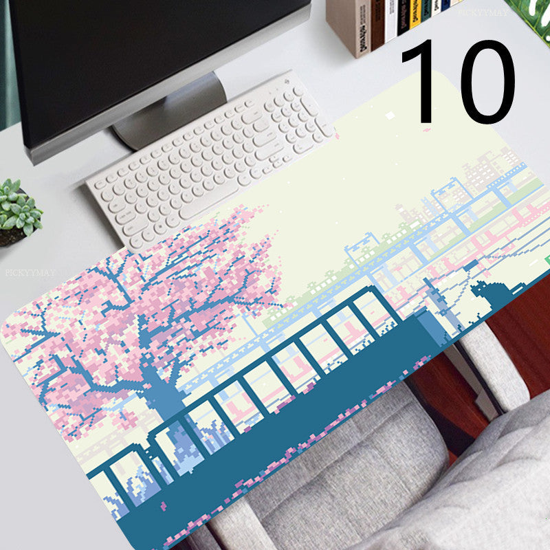 Pixel Extra Long Mouse Pad - Various Art Styles and Designs