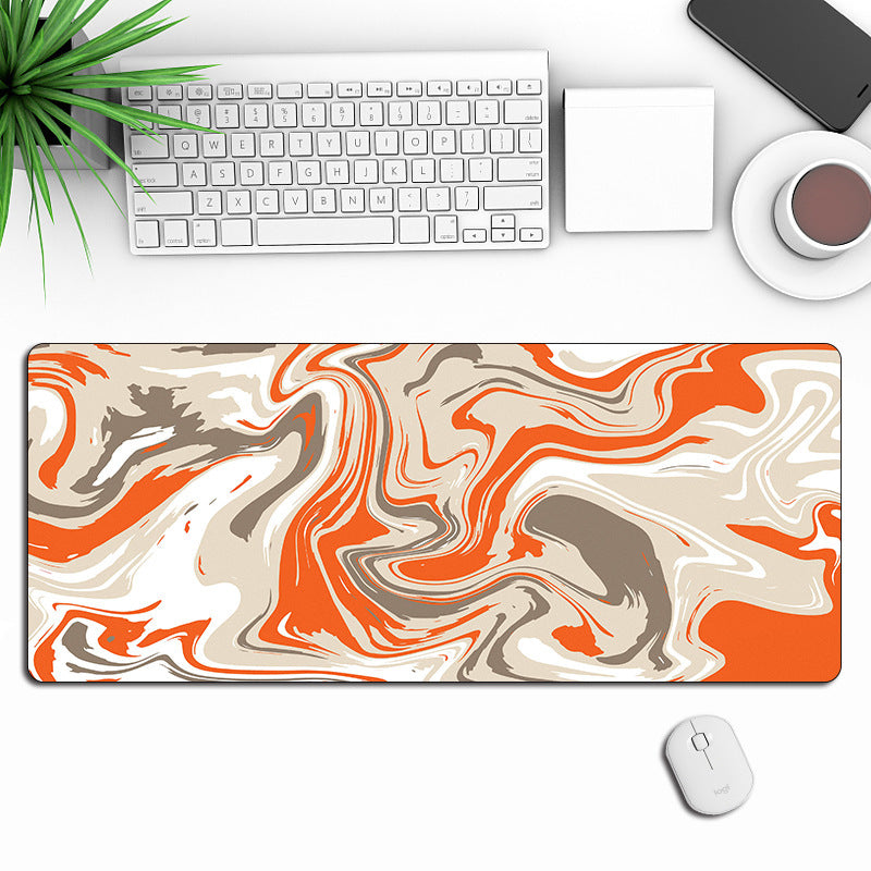 Anti-Slip Abstract Liquid Gaming Extra Long Mouse Pad