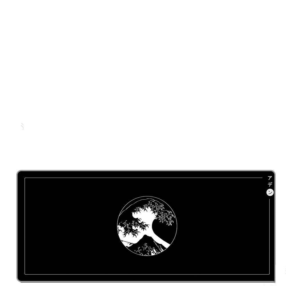 Japanese Style Extra Long Mouse Pad - Various Art Options