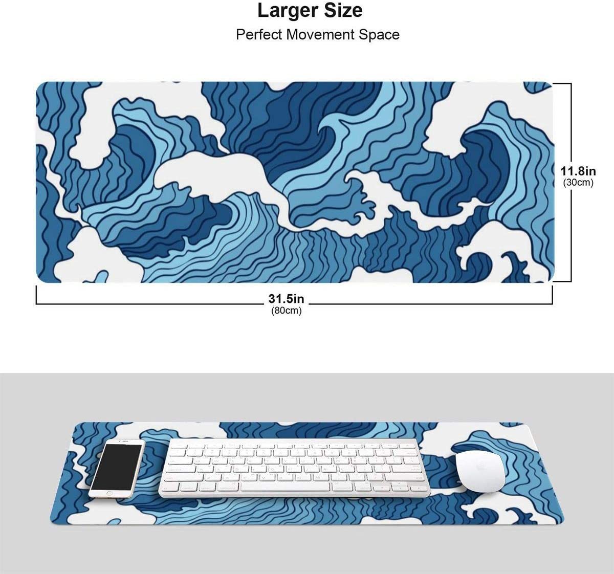 Ocean Extra Long Mouse Pad