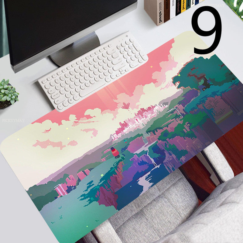 Pixel Extra Long Mouse Pad - Various Art Styles and Designs