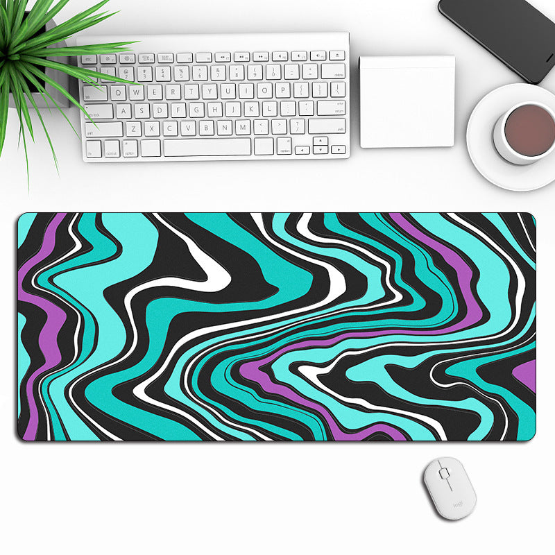 Anti-Slip Abstract Liquid Gaming Extra Long Mouse Pad
