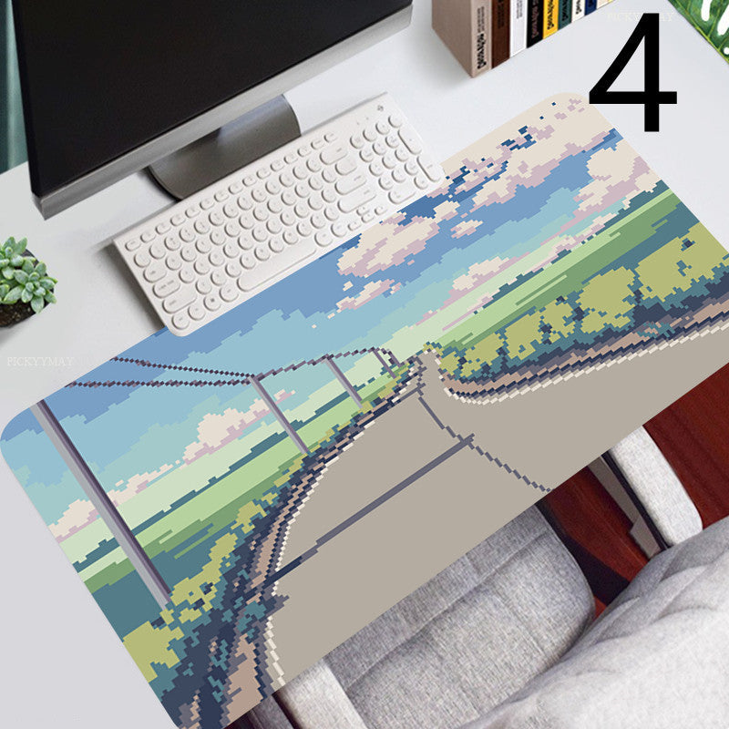 Pixel Extra Long Mouse Pad - Various Art Styles and Designs