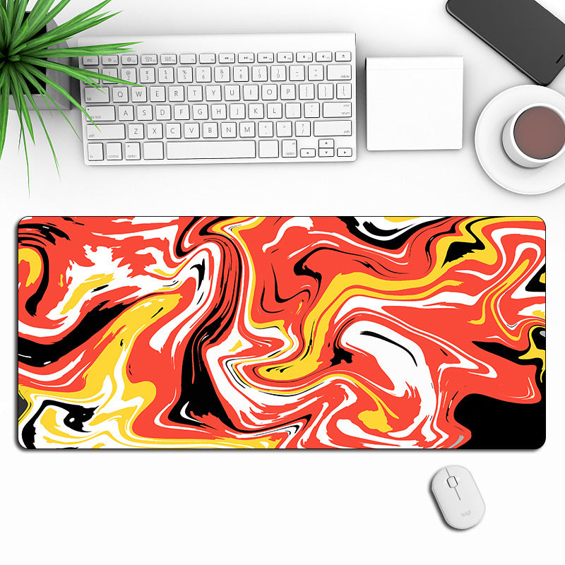 Anti-Slip Abstract Liquid Gaming Extra Long Mouse Pad