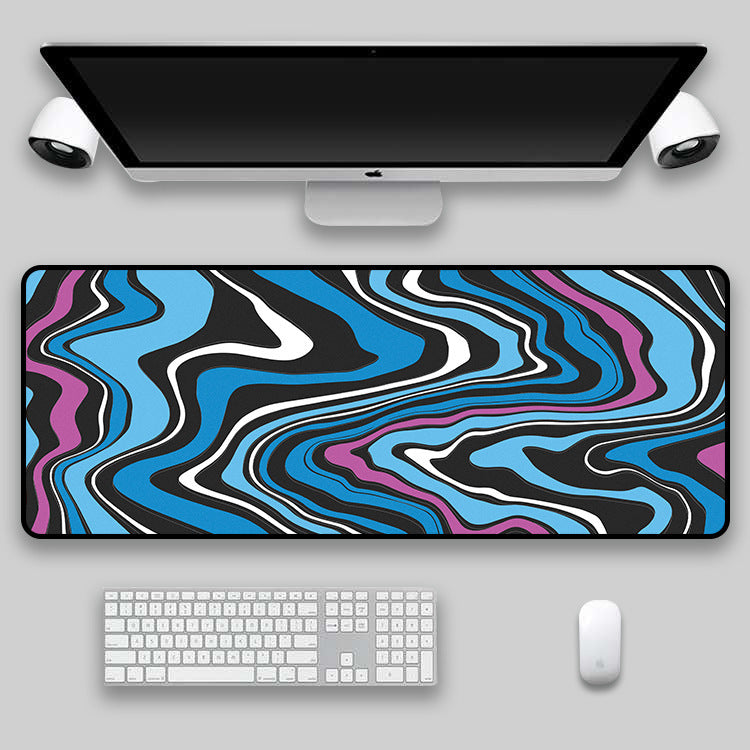 Abstract Extra Long Mouse Pad