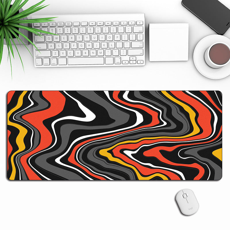 Anti-Slip Abstract Liquid Gaming Extra Long Mouse Pad