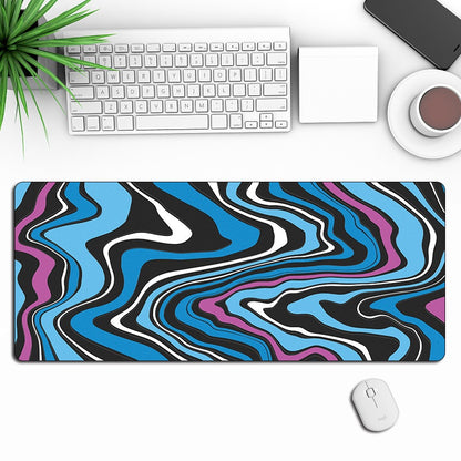 Anti-Slip Abstract Liquid Gaming Extra Long Mouse Pad