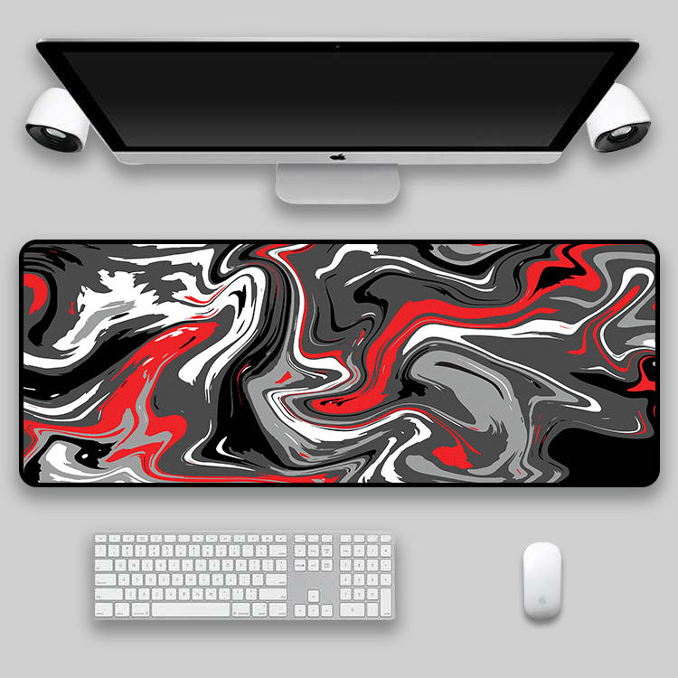 Abstract Extra Long Mouse Pad