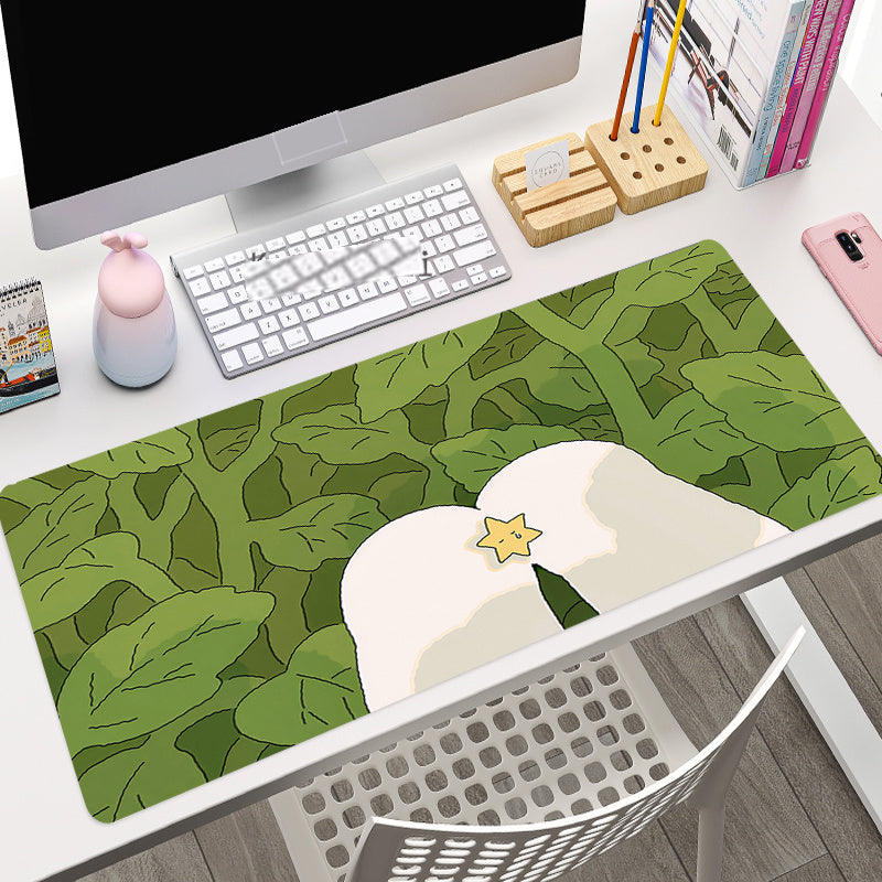 Kawaii Grass Rubber Mouse Pad Extra Long - Various Art Styles