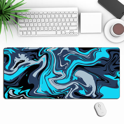 Anti-Slip Abstract Liquid Gaming Extra Long Mouse Pad
