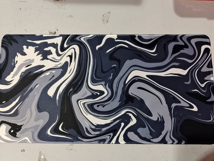 Anti-Slip Abstract Liquid Gaming Extra Long Mouse Pad
