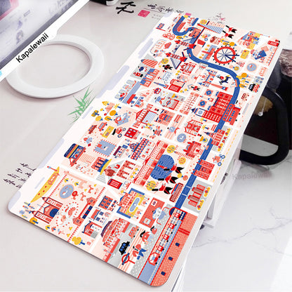 Underwater Life Extra Long Mouse Pad - Various Art Styles