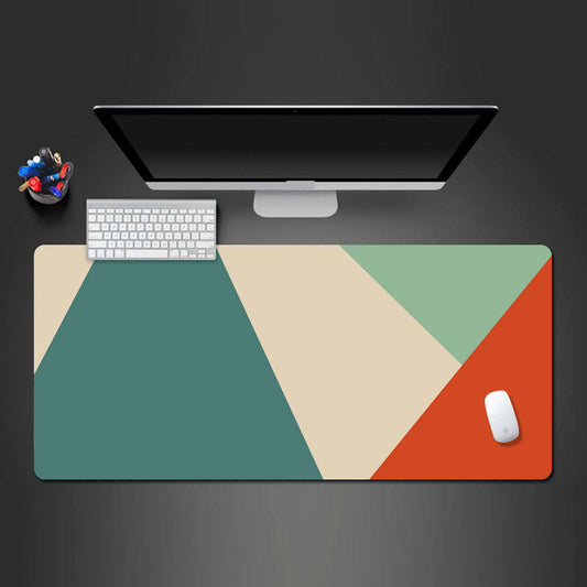 Geometric Pattern Extra Long Mouse Pad