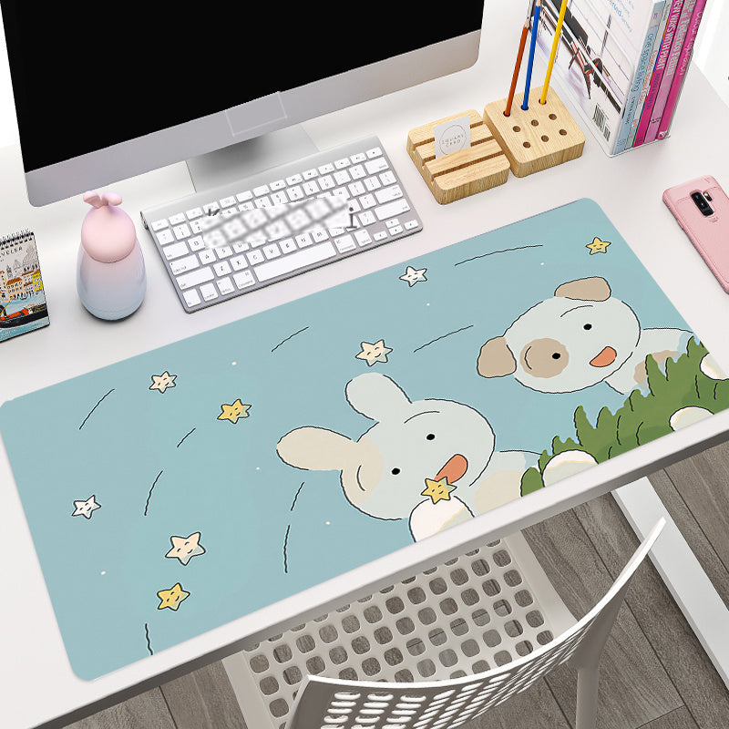 Kawaii Grass Rubber Mouse Pad Extra Long - Various Art Styles