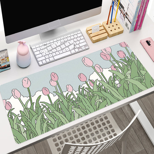 Kawaii Grass Rubber Mouse Pad Extra Long - Various Art Styles