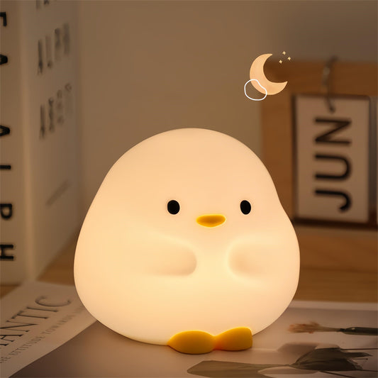 Cute Duck LED Night Lamp USB Rechargeable Touch Sensor