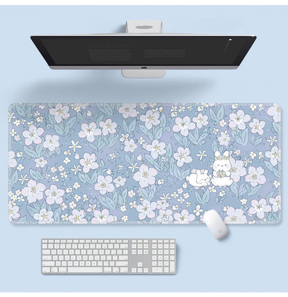 Flowers Extra Long Mouse Pad Super Cute - Various Art Styles