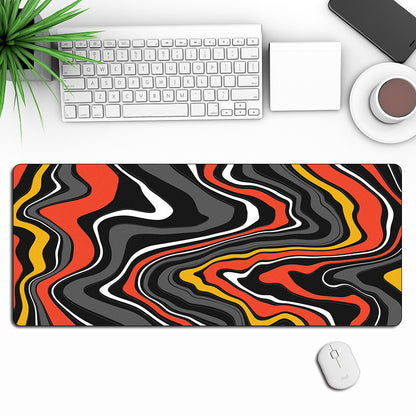 Anti-Slip Abstract Liquid Gaming Extra Long Mouse Pad
